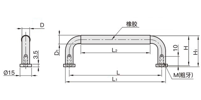 XYAJ31/36 圓形拉手